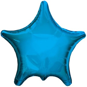 Шар Звезда, Остроконечная, Голубой / Blue (в упаковке)