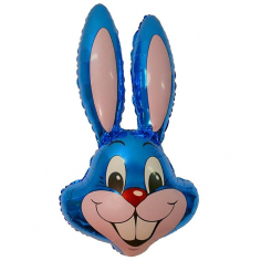 Шар Мини-фигура Заяц, Синий / Rabbit (в упаковке)