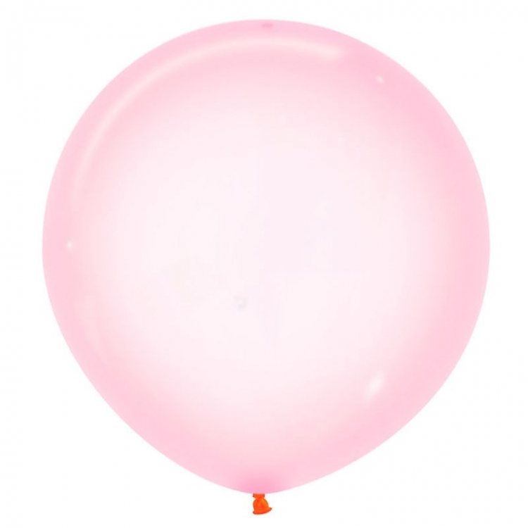 Шар Кристал Пастель Розовый / Pink Big