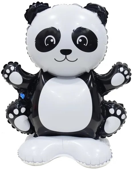 Шар Фигура 3D на подставке, Панда (в упаковке)  